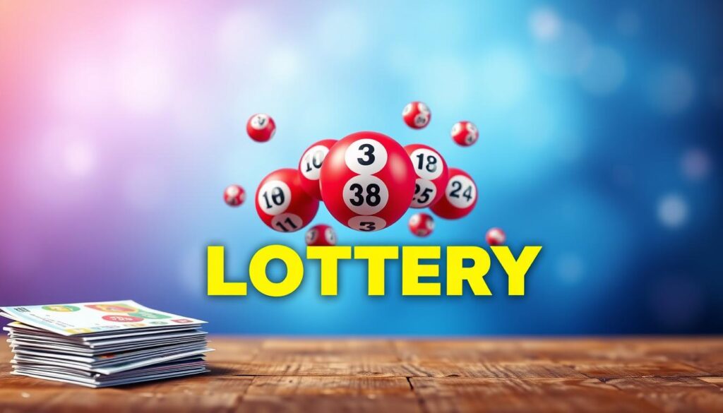 A vibrant, eye-catching banner showcasing an array of promotional offers and discounts for online lottery gaming. In the foreground, a stack of colorful lottery tickets and a bold "KHUYẾN MÃI" headline grab the viewer's attention. The middle ground features a dynamic display of floating lottery balls in a range of lucky numbers, conveying the excitement and potential winnings. The background is a softly blurred, gradient-based design in shades of blue and purple, evoking a sense of mystery and anticipation. Warm, diffused lighting casts a subtle glow across the scene, creating an inviting and enticing atmosphere. The overall composition is clean, balanced, and visually compelling, perfectly suited to showcase the attractive promotional offers for online lottery enthusiasts. A vibrant, eye-catching banner showcasing an array of promotional offers and discounts for online lottery gaming. In the foreground, a stack of colorful lottery tickets and a bold "KHUYẾN MÃI" headline grab the viewer's attention. The middle ground features a dynamic display of floating lottery balls in a range of lucky numbers, conveying the excitement and potential winnings. The background is a softly blurred, gradient-based design in shades of blue and purple, evoking a sense of mystery and anticipation. Warm, diffused lighting casts a subtle glow across the scene, creating an inviting and enticing atmosphere. The overall composition is clean, balanced, and visually compelling, perfectly suited to showcase the attractive promotional offers for online lottery enthusiasts.